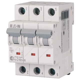 Wyłącznik Nadprądowy 3P C 16A 6kA xPole Home HN-C16/3 – Eaton Electric
